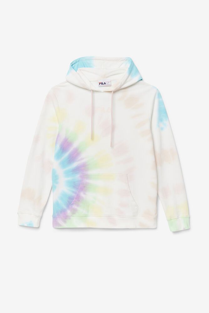 Fila Hettegenser Dame Hvite Aerolynn Tie Dye 173624-DCL